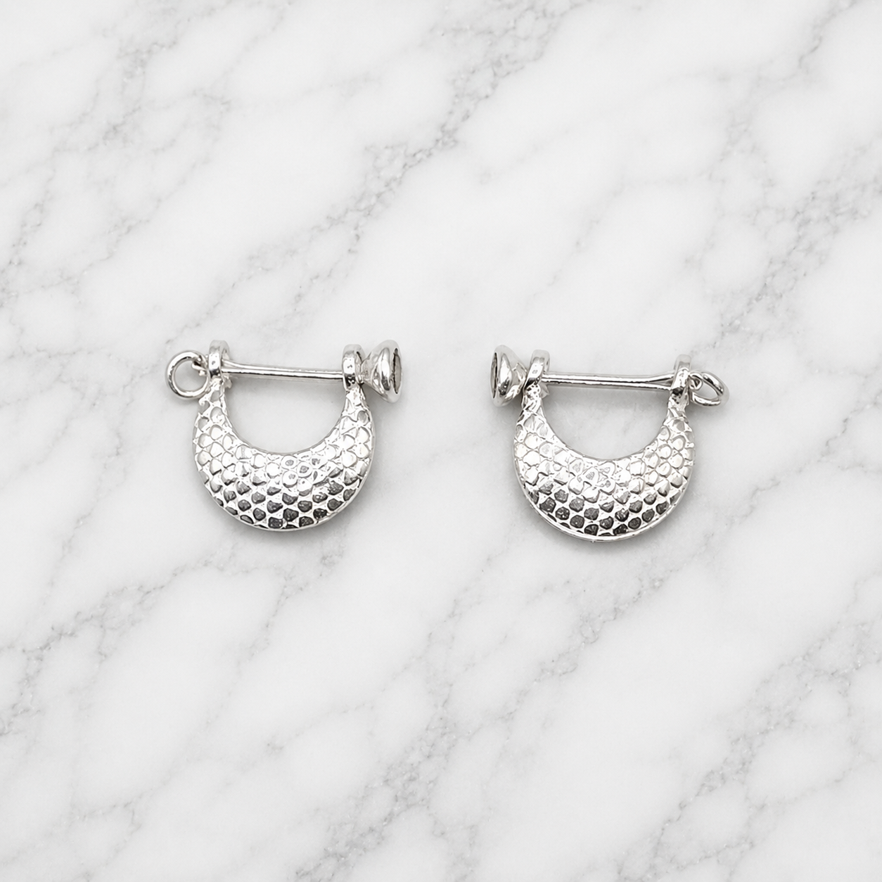 ChatGPT Image Aug 7, 2026, 04_03_35 PM Pure Silver Men's Textured Hoop Earring