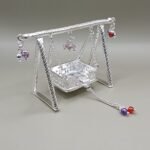 Pure Silver God Jhula – Elegant Handcrafted Silver Swing for Laddu Gopal Ji