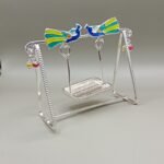 Pure Silver God Jhula with Peacock Design – Elegant Silver Swing for Laddu Gopal Ji