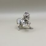 Pure Silver Bal Krishna Murti – Exquisite Handcrafted Silver Idol for Home Temple