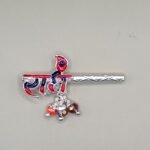 Pure Silver Krishna Flute – Exquisite Handcrafted Bansuri with Radha Krishna Design