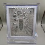 Pure Silver God Frame – Elegant Devotional Silver Art