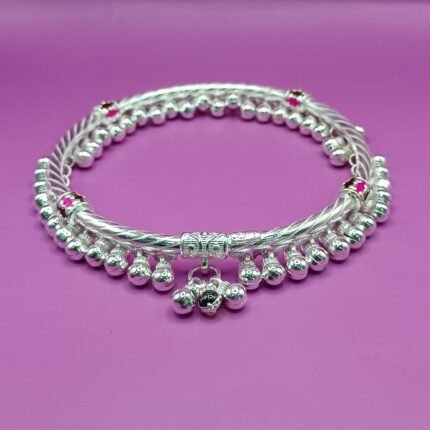 Classic Silver Foot Kada