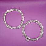 Gorgeous Silver Ladies Leg Kada