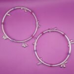 Stylish Silver Leg Kada for Women