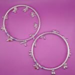 Premium Silver Leg Kada for Ladies
