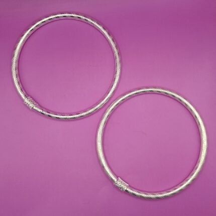 Traditional Silver Leg Kada for Women – Elegant Foot Jewellery