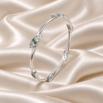 Silver Ladies Bangle – Elegant Traditional Design