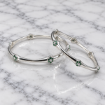 Pure Silver Ladies Bangle – Stylish & Traditional