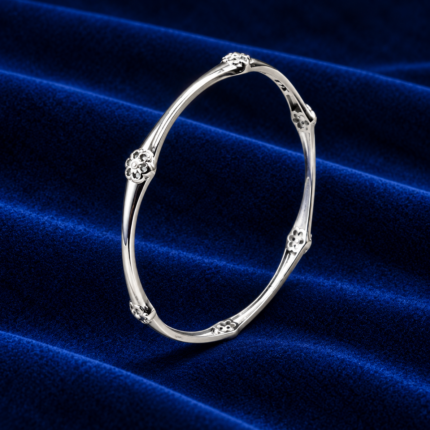 Pure Silver Ladies Bangle – Stylish & Traditional