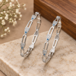 Elegant Designer Silver Bangles