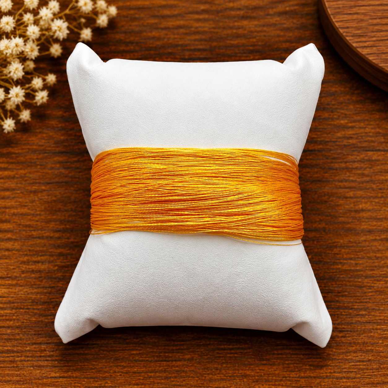 ChatGPT Image Sep 20, 2026, 08_08_16 PM 925 Silver Dhaga Moli – Elegant Yellow Thread Bracelet