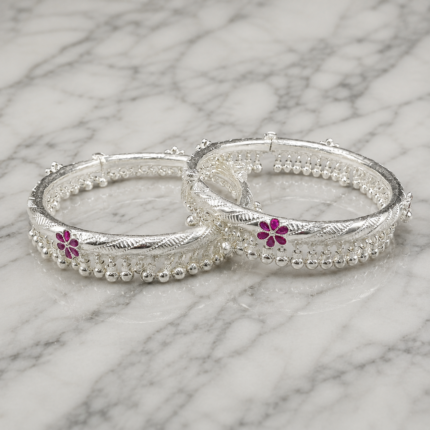 Stylish Silver Foot Kada for Ladies