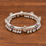 Silver Leg Bracelet Kada for Women