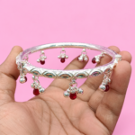 Gorgeous Silver Leg Kada for Women