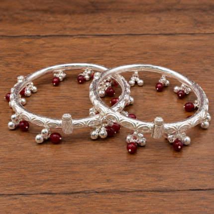 Gorgeous Silver Leg Kada for Women