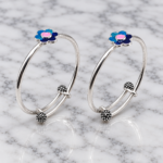 Beautiful silver kids kada crafted with an elegant traditional design, perfect for everyday wear and special occasions. A lovely jewellery gift for babies and kids.