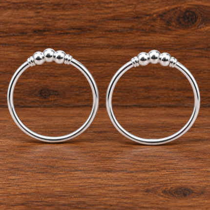Pure Silver Kids Kada – Traditional Baby Kada