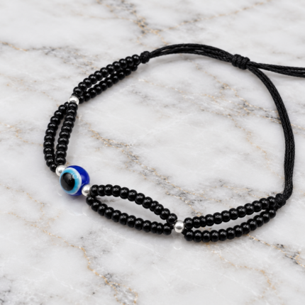 Silver Evil Eye Bracelet for Women & Girls | Stylish Protective Bracelet