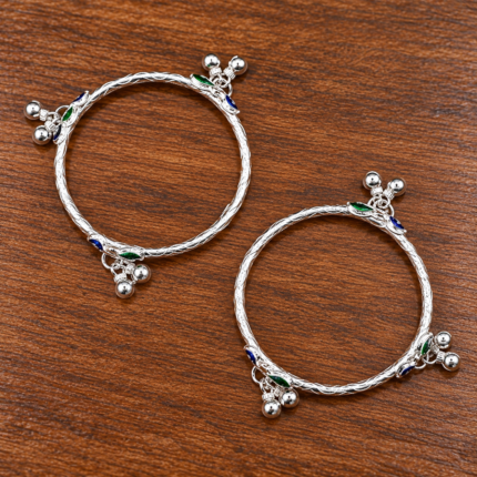 Silver Kids Kada – Timeless Traditional Jewellery