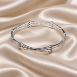 Silver Ladies Bangle – Elegant Traditional Design