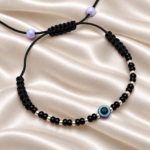 Silver Evil Eye Bracelet for Women | Stylish Protective Charm Bracelet