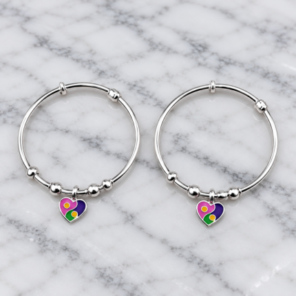 Pure Silver Kids Kada for Boys & Girls