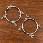 Traditional Silver Kids Kada | Elegant Baby Bracelet