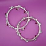 Ethnic Silver Leg Kada