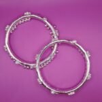 Silver Leg Bracelet Kada for Women