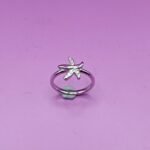 925 Silver Kids Starfish Ring – Elegant Sea Star Design Ring for Children