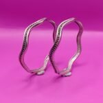 Elegant Silver Bangle for Women – Classic Traditional Design