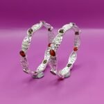 Designer Silver Bangle for Women – Stylish & Elegant