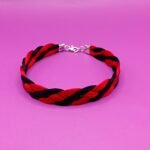 Silver Dhaga Moli – Traditional Red & Black Silver Bracelet