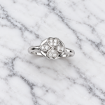 925 Silver Kids Ring – Beautiful Floral Design Ring for Children
