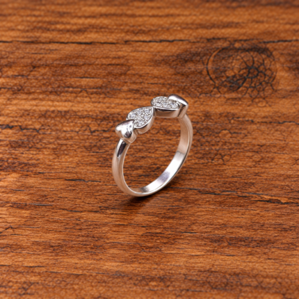 925 Silver Kids Heart Ring