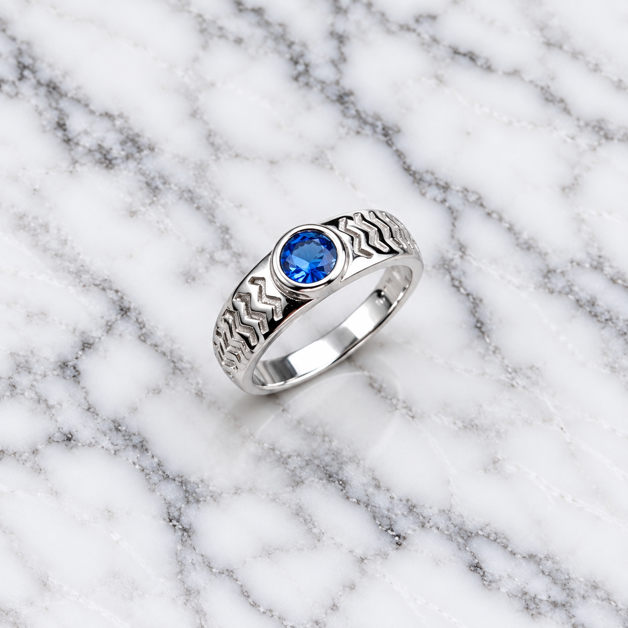 Image Sep 6, 2026, 11_56_29 AM Pure Silver Kids Blue Stone Ring – Stylish Round Stone Ring for Children
