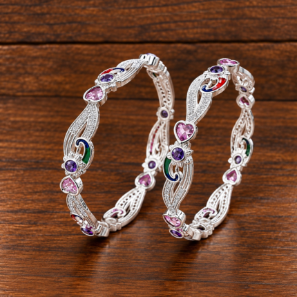 Traditional Silver Bangle for Women – Beautiful Ethnic Jewellery