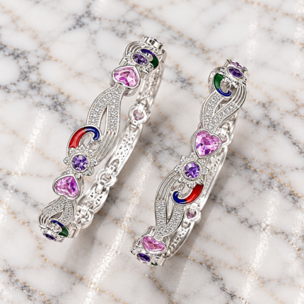 Traditional Silver Bangle for Women – Beautiful Ethnic Jewellery