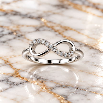 925 Silver Infinity Band Ring – Elegant & Meaningful Jewellery