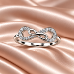 edit silver ring with satin background remove wax enhance silver finishing