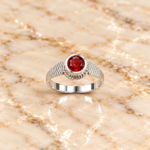Cute Pure Silver Kids Ring