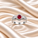 Elegant Pure Silver Ring for Kids