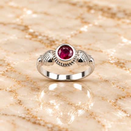 Elegant Pure Silver Ring for Kids