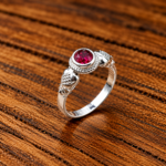 Elegant Pure Silver Ring for Kids
