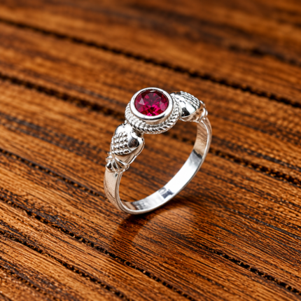 Elegant Pure Silver Ring for Kids