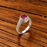 Cute Pure Silver Kids Ring